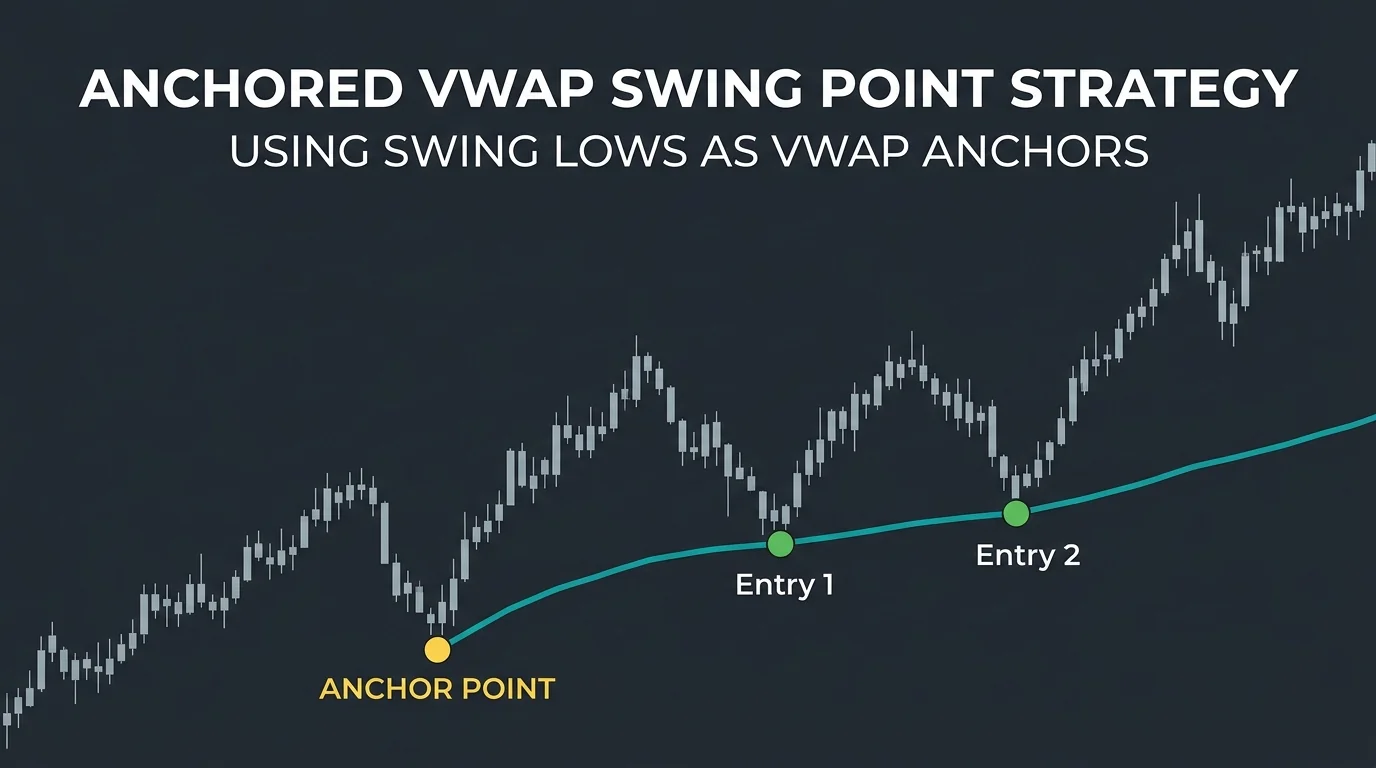 استراتيجية VWAP المرسَّخ على نقطة التأرجح — تداول الارتدادات